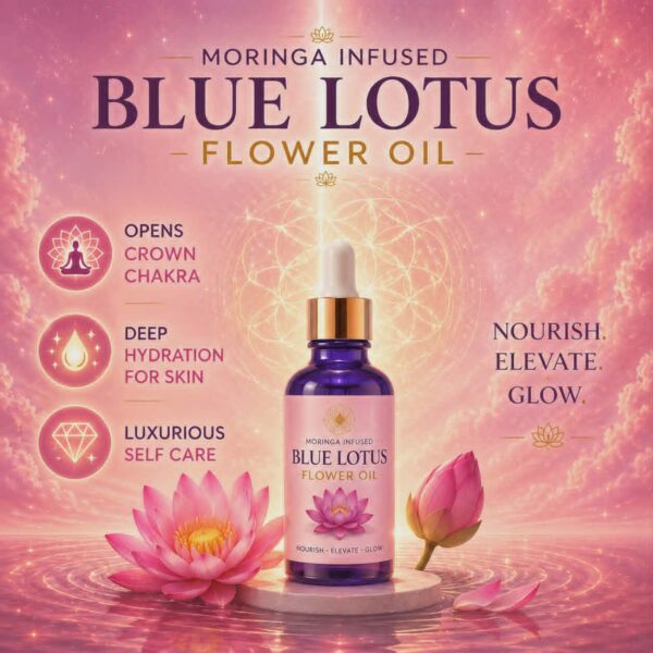 Vitality - Moringa Infused Blue Lotus Flower Oil