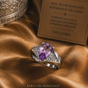 AFRICAN SILVER TWILIGHT RING
