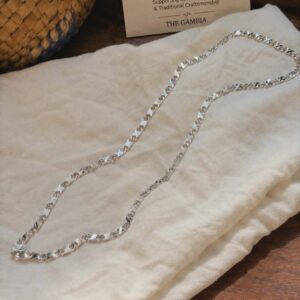 REAL SILVER NECKLACE CRAFTED IN THE GAMBIA